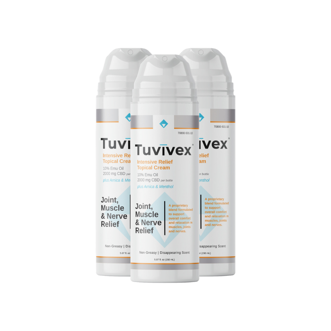 Tuvivex Intensive Relief Topical Cream |  3 Pak