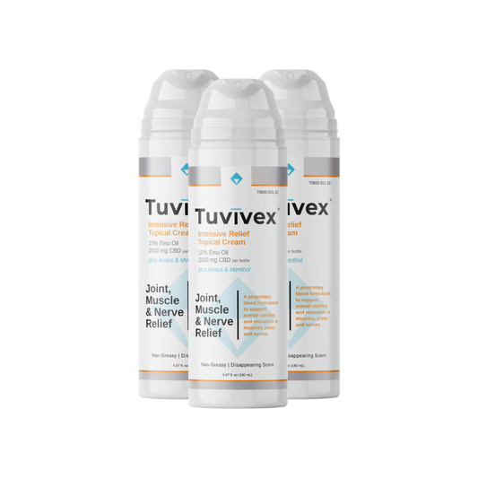 Tuvivex Intensive Relief Topical Cream (3 Pak)