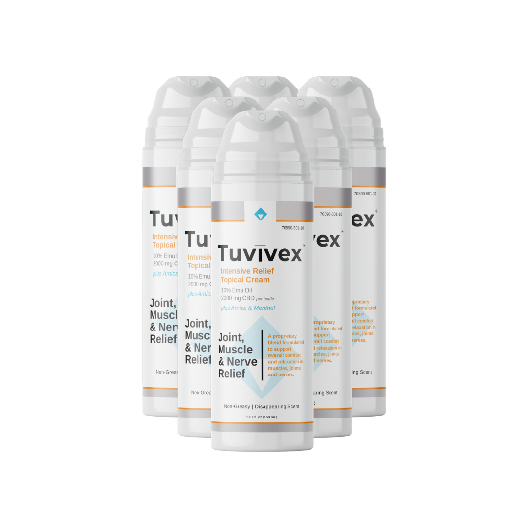 Tuvivex Intensive Relief Topical Cream  |  6 Pak