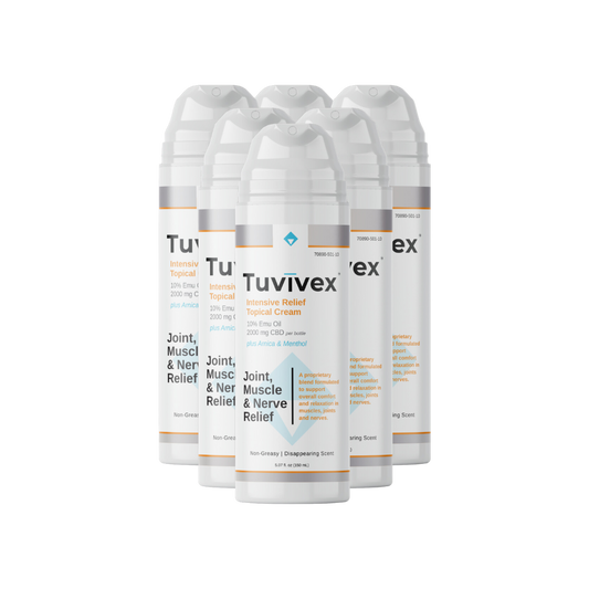 Tuvivex Intensive Relief Topical Cream (6 Pak)